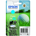 Epson 34XL Cyan High Capacity Ink Cartridge (C13T34724010) – 950 Pages