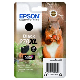 Epson 378XL Black Ink Cartridge (C13T37914010) – 500 Pages