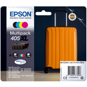 Epson 405XL High Capacity Multipack – 4 Ink Cartridges (C13T05H64010)