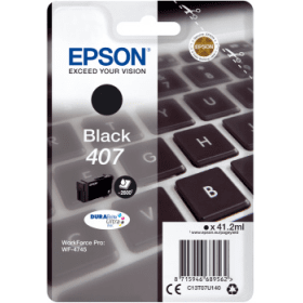 Epson 407 Black Ink Cartridge (C13T07U140) – 2,600 Pages