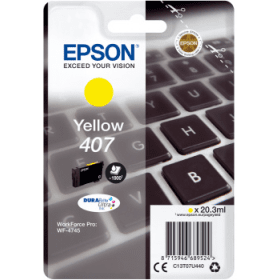 Epson 407 Yellow Ink Cartridge (C13T07U440) – 1,900 Pages