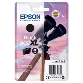 Epson 502XL Black Ink Cartridge (C13T02W14010) – 550 Pages