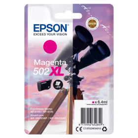 Epson 502XL Magenta Ink Cartridge (C13T02W34010) – 470 Pages