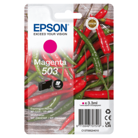 Epson 503 Magenta Ink Cartridge (C13T09Q34010) – 165 Pages
