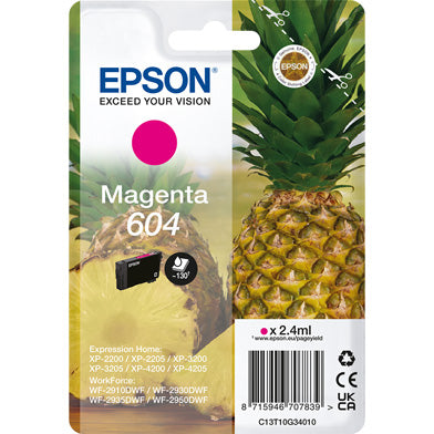 Epson 604 Magenta Ink Cartridge T10G3