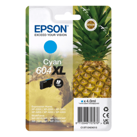 Epson 604XL Cyan Ink Cartridge (C13T10H24010) – 350 Pages