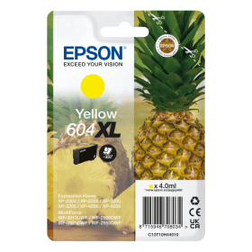 Epson 604XL Yellow Ink Cartridge (C13T10H44010) – 350 Pages