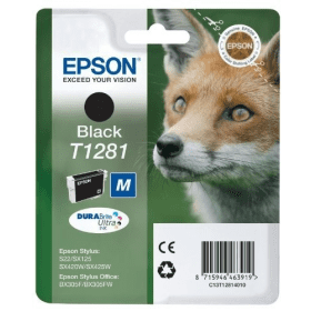 Epson T1281 Black Ink Cartridge (C13T12814012) – 185 Pages