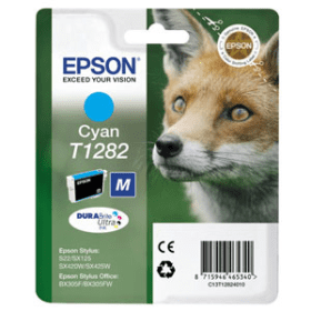 Epson T1282 Cyan Ink Cartridge (C13T12824012) – 260 Pages
