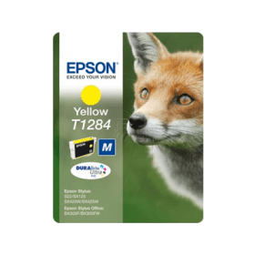 Epson T1284 Yellow Ink Cartridge (C13T12844012) – 260 Pages