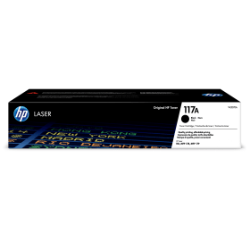 HP 117A Black Toner Cartridge (W2070A) - 1,000 Pages