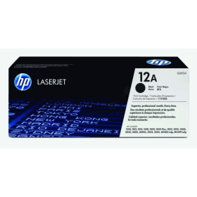 HP 12A Black Toner Cartridge (Q2612A) – 2,000 Pages