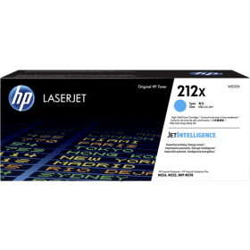 HP 212X Cyan Toner Cartridge (W2121X) - 10,000 Pages