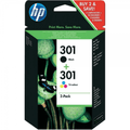 HP 301 Black & Tri-Colour Ink Cartridge Multipack (N9J72AE)