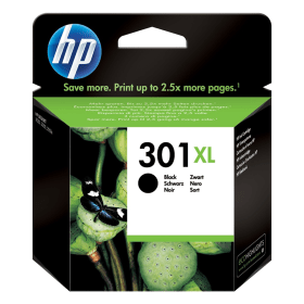 HP 301XL Black High Yield Ink Cartridge (CH563EE) – 430 Pages