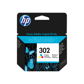 HP 302 Tri-Colour Ink Cartridge (F6U65AE) – 165 Pages