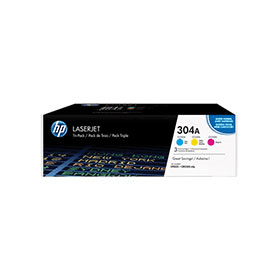 HP 304A Cyan/Magenta/Yellow Toner Cartridge Multipack (CF372AM)