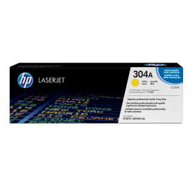 HP 304A Yellow Toner Cartridge (CC532A) – 2,800 Pages