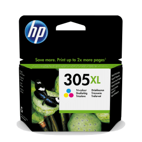 HP 305XL Tri-Colour Ink Cartridge (3YM63AE) – 200 Pages