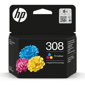 HP 308 Tri-Colour Printhead Cartridge (7FP20UE) – 120 Pages