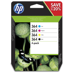 HP 364 CMYK Ink Cartridge Multipack (N9J73AE)