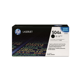 HP 504A Black Toner Cartridge (CE250A) – 5,000 Pages