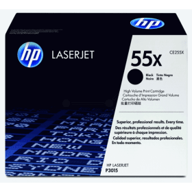 HP 55X Black Toner Cartridge (CE255X) – 12,500 Pages