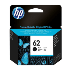 HP 62 Black Ink Cartridge (C2P04AE) – 200 Pages
