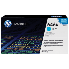 HP 646A Cyan Toner Cartridge (CF031A) – 12,500 Pages