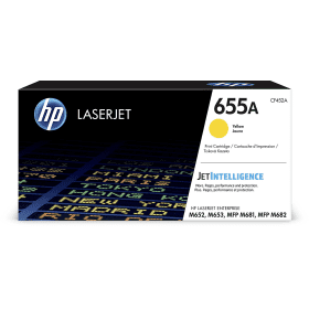 HP 655A Yellow Toner Cartridge (CF452A) – 10,500 Pages