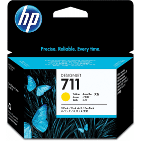 HP 711 Yellow DesignJet Ink Cartridge (CZ132A) – 29ml