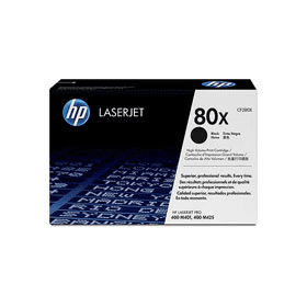 HP 80X Black High Capacity Toner Cartridge (CF280X) – 6,900 Pages