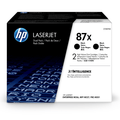 HP 87X Black High Capacity Toner Cartridge Twin Pack (CF287XD) – 18,000 Pages each