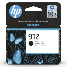 HP 912 Black Ink Cartridge (3YL80AE) – 250 Pages