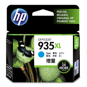 HP 935XL Cyan High Capacity Ink Cartridge (C2P24AE) – 825 Pages