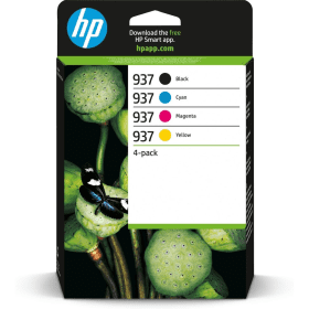 HP 937 Black & Colour Original Ink Cartridge Multipack (6C400NE) – 3,650 Pages