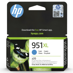 HP 951XL Cyan High Yield Ink Cartridge (CN046AE) – 1,500 Pages