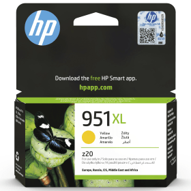 HP 951XL Yellow High Yield Ink Cartridge (CN048AE) – 1,500 Pages