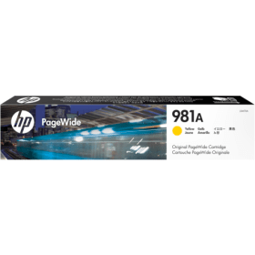 HP 981A Yellow Ink Cartridge (J3M70A) – 6,000 Pages