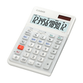 Casio JE-12E 12-Digit Desk Calculator – White