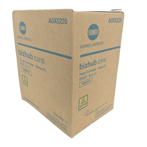 Konica Minolta TNP51Y Yellow Toner Cartridge