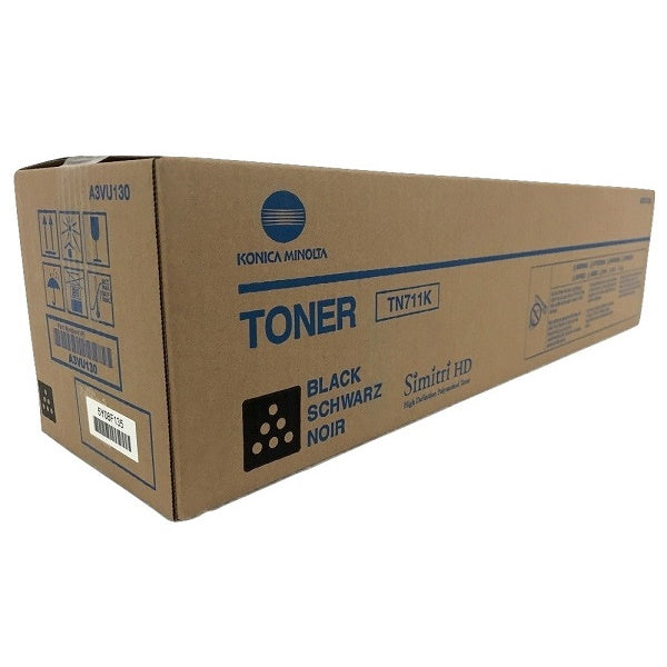 Konica Minolta TN711K Black Toner Cartridge