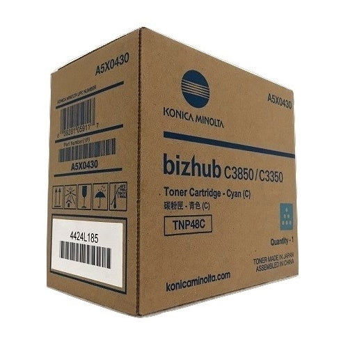 Konica Minolta TNP48C Cyan Toner Cartridge