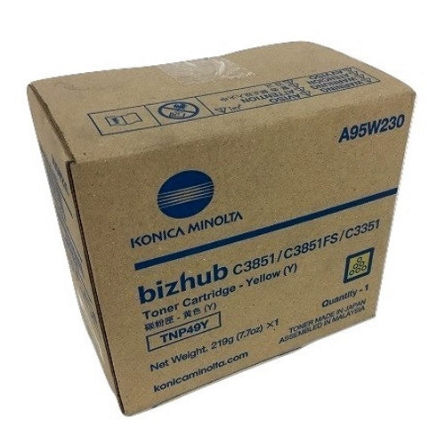 Konica Minolta TNP49Y Yellow Toner Cartridge