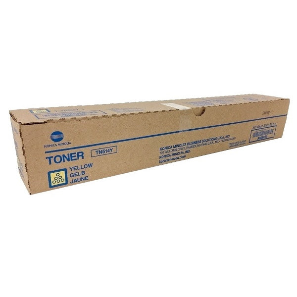 Konica Minolta TN514Y Yellow Toner Cartridge
