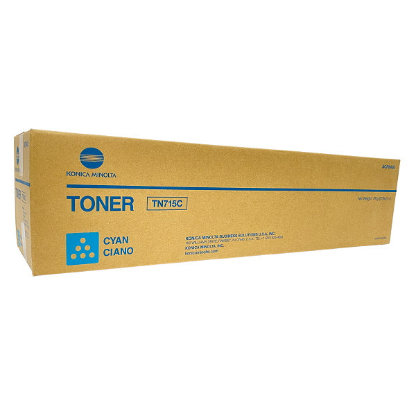Konica Minolta TN715C Cyan Toner Cartridge