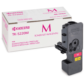 Kyocera TK-5220M Magenta Laser Toner (1T02R9BNL1) – 1,200 Pages