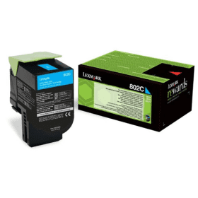 Lexmark 24B6008 Cyan Toner Cartridge (24B6008) – 3,000 Pages