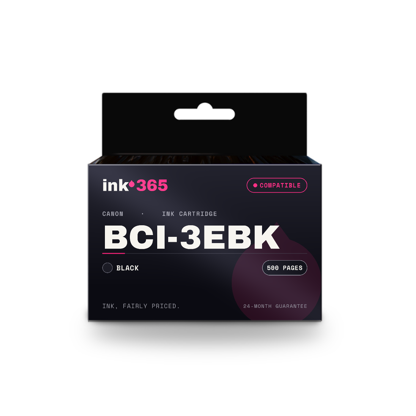 Canon BCI-3eBK Black Compatible Ink Cartridge – 500 Pages