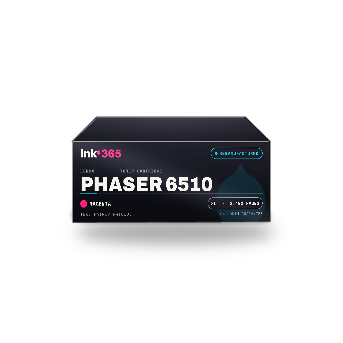 Xerox Phaser 6510 Magenta Remanufactured Laser Toner – 2,400 Pages